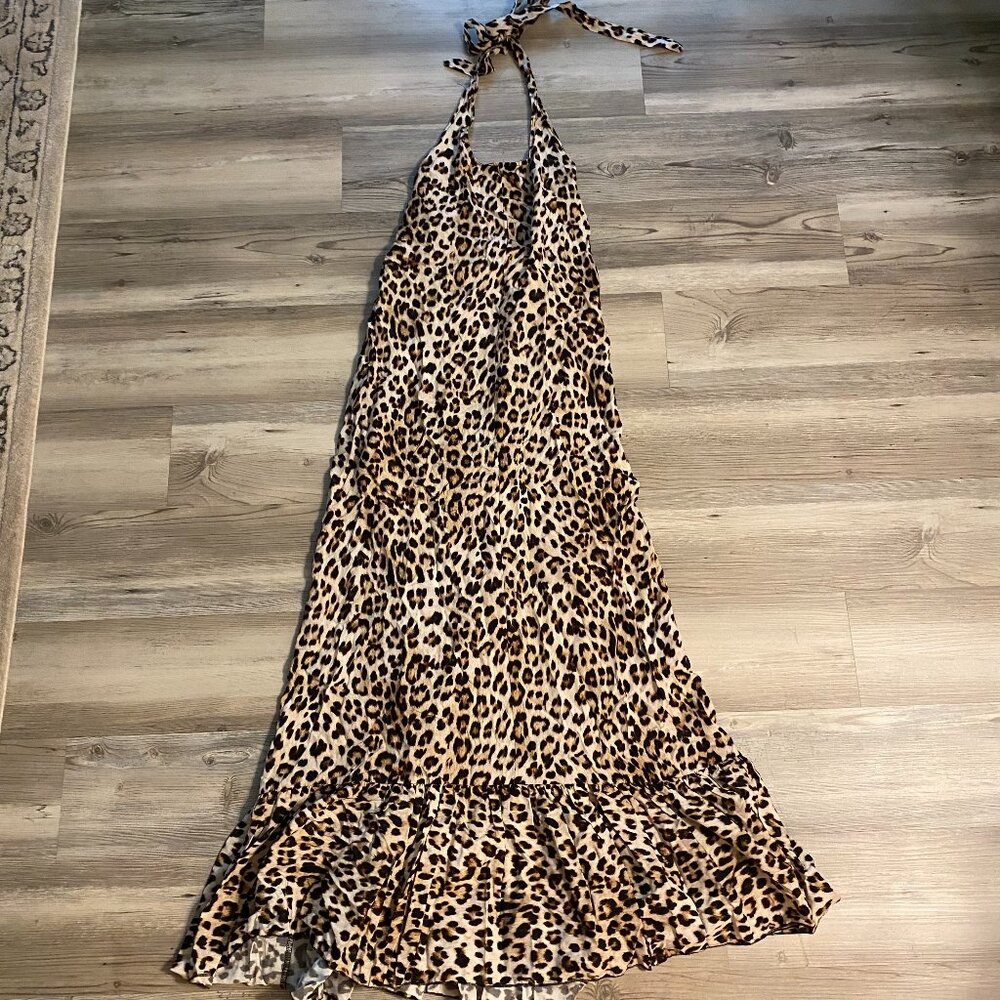 Les Jumelles Ally Maxi Dress Leopard